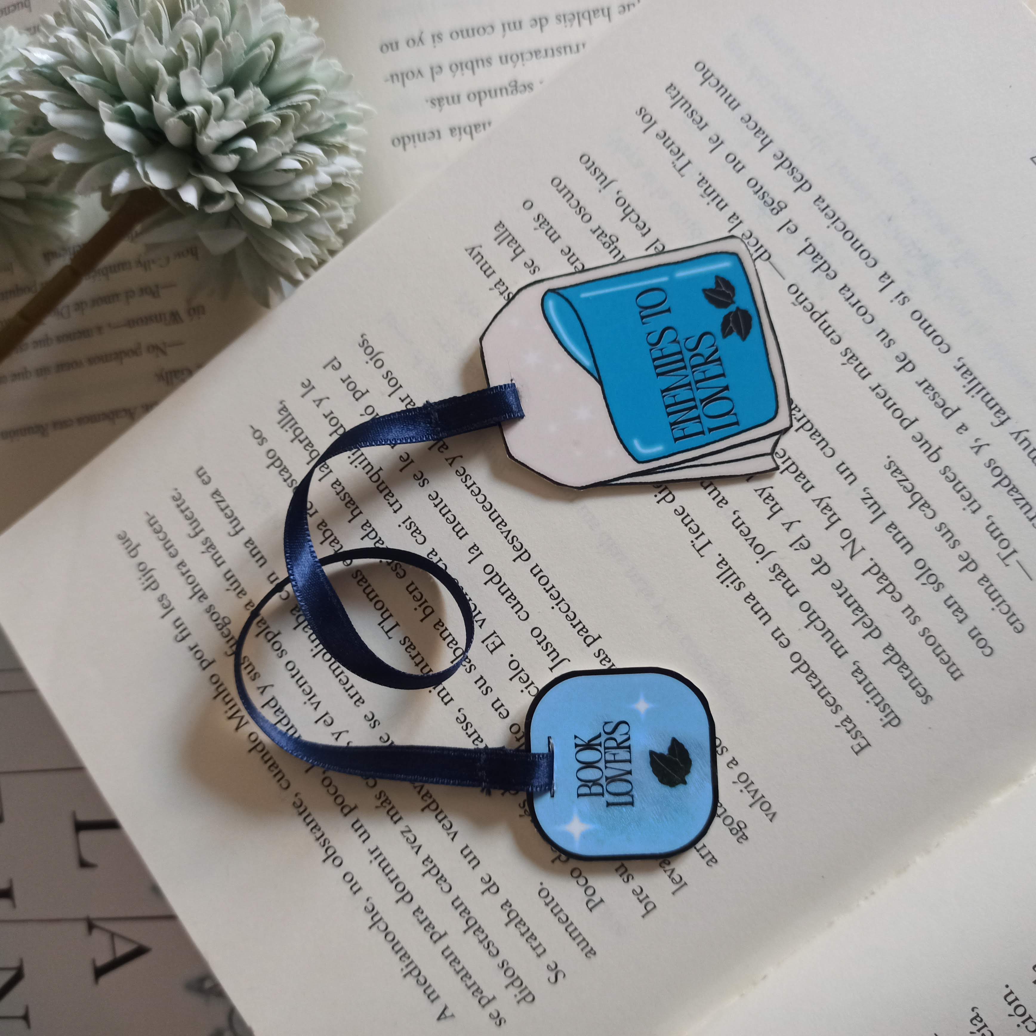 MARCAPÁGINAS TÉ Y LIBROS